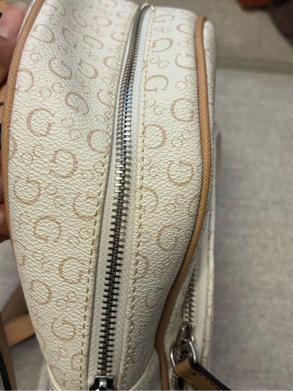 GUESS Manhattan Monogram Mini Backpack - Picture 9 of 11